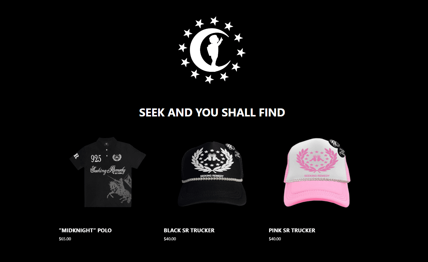 Seeking Remedy - E-commerce store